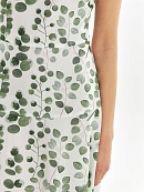 Летнее платье из хлопка с растительным принтом POMPA арт.4138240wg1190