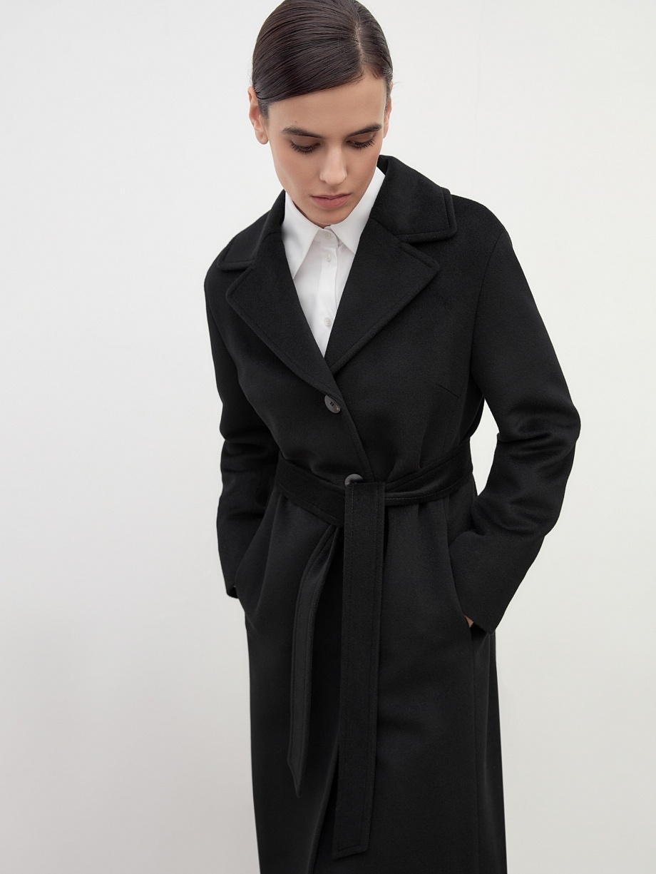 Пальто из 95% шерсти с мембраной