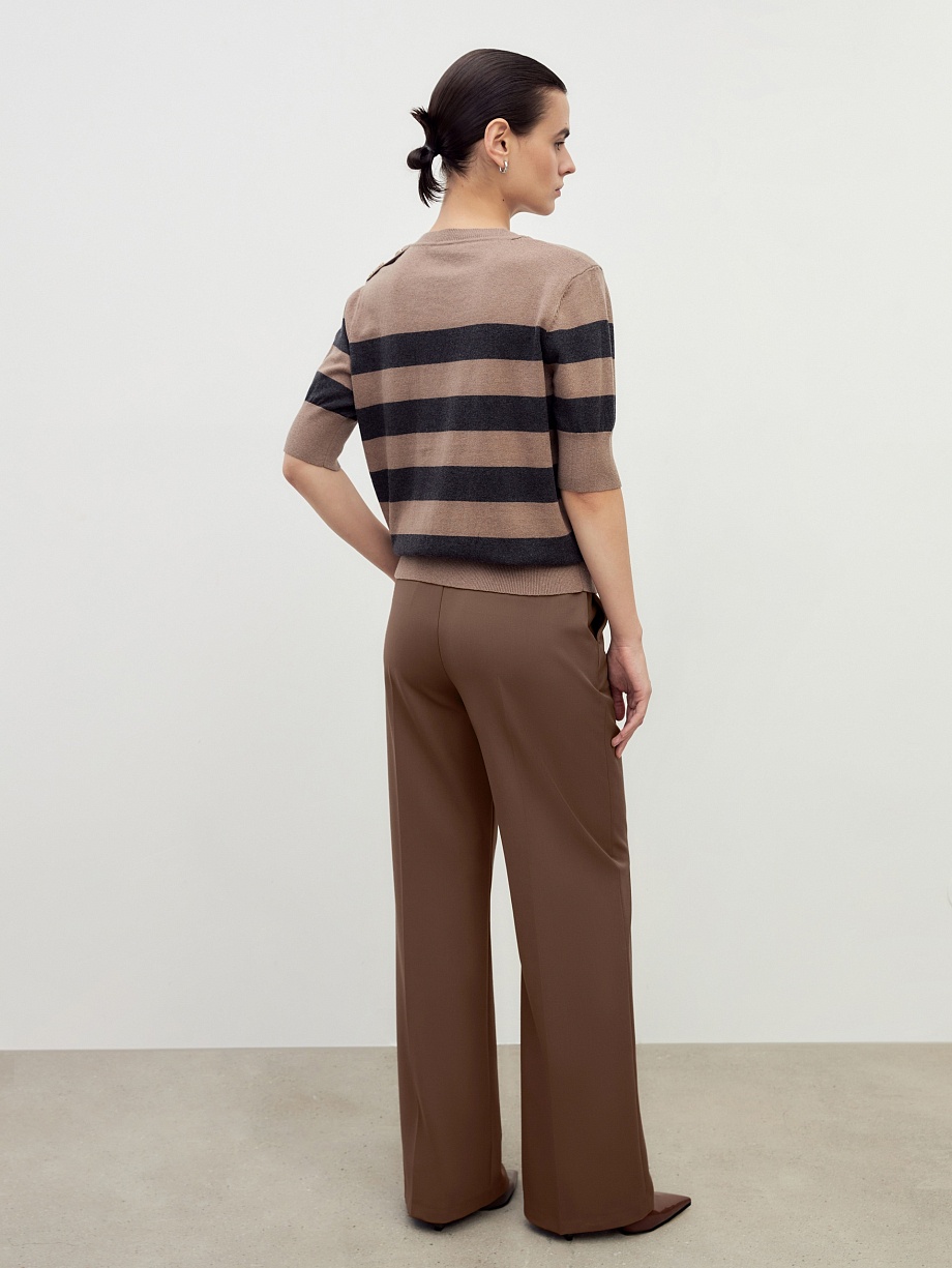 Вязаный джемпер из хлопка и кашемира