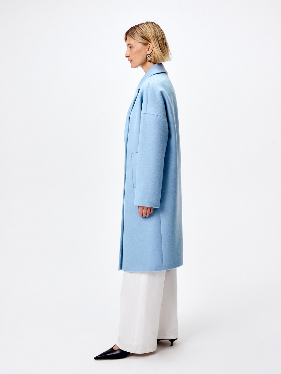 Шерстяное пальто с мембраной