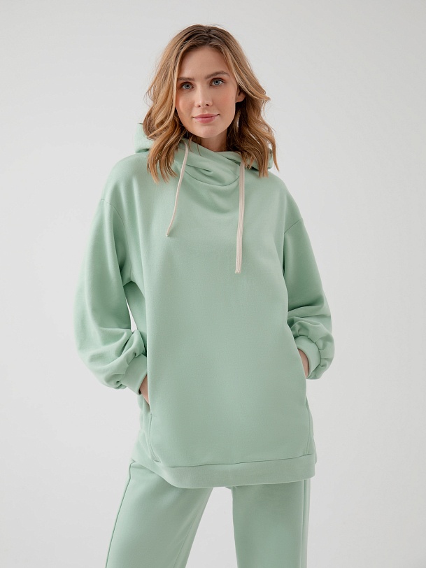 Худи из плотного хлопка без начеса