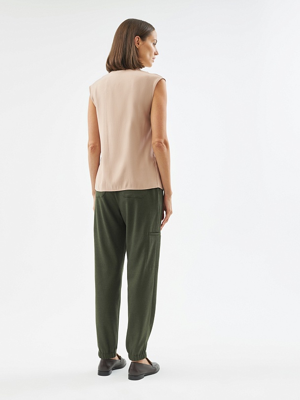 Блузка без рукавов из 100% вискозы