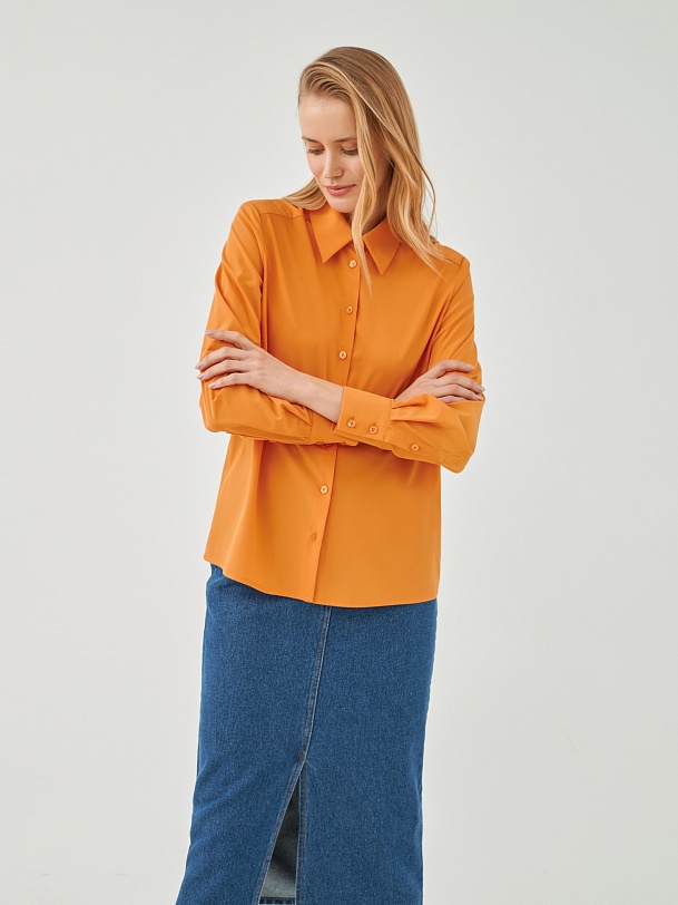 Женская классическая рубашка
