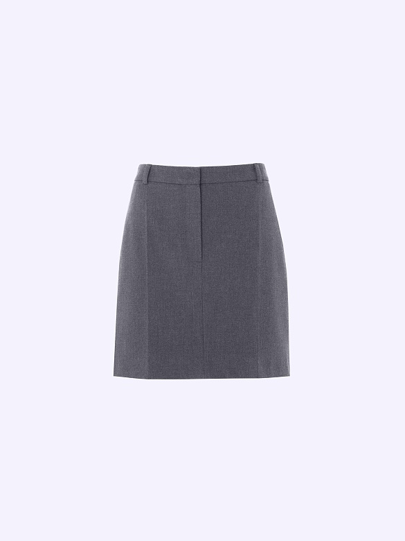 Мини-юбка из костюмной ткани  POMPA арт.7123070ab0891