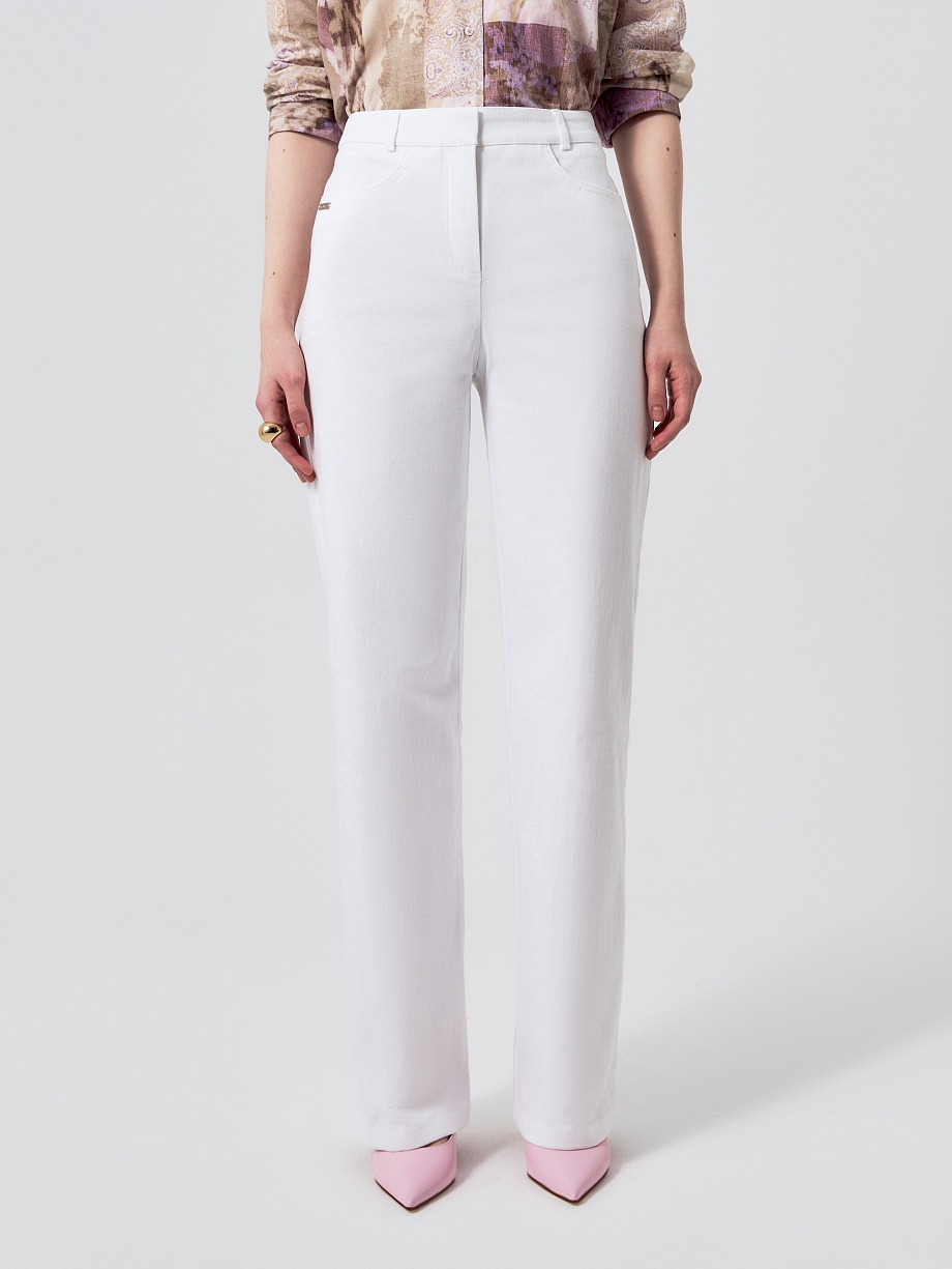 Прямые джинсы из хлопка