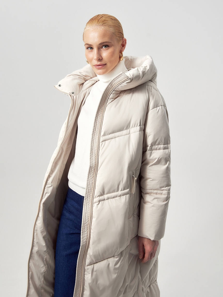 Пуховик с мембраной и утеплителем 90% пух и 10% перо