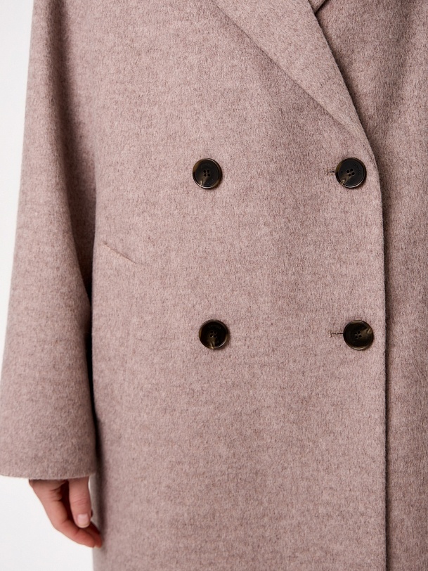 Пальто из шерсти с мембраной