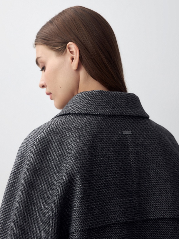 Шерстяное пальто с мембраной