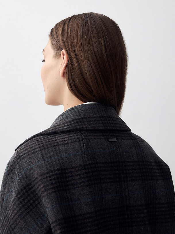 Шерстяное пальто с мембраной