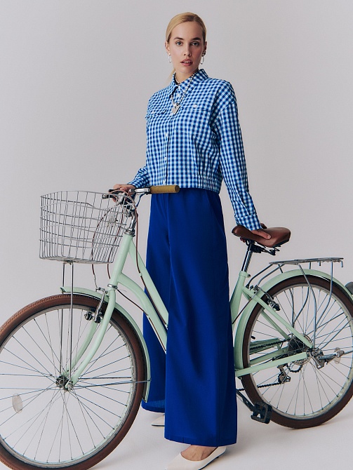 Широкие брюки из 100% хлопка