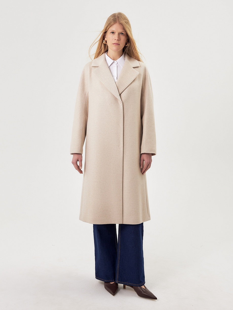 Пальто из шерсти с мембраной