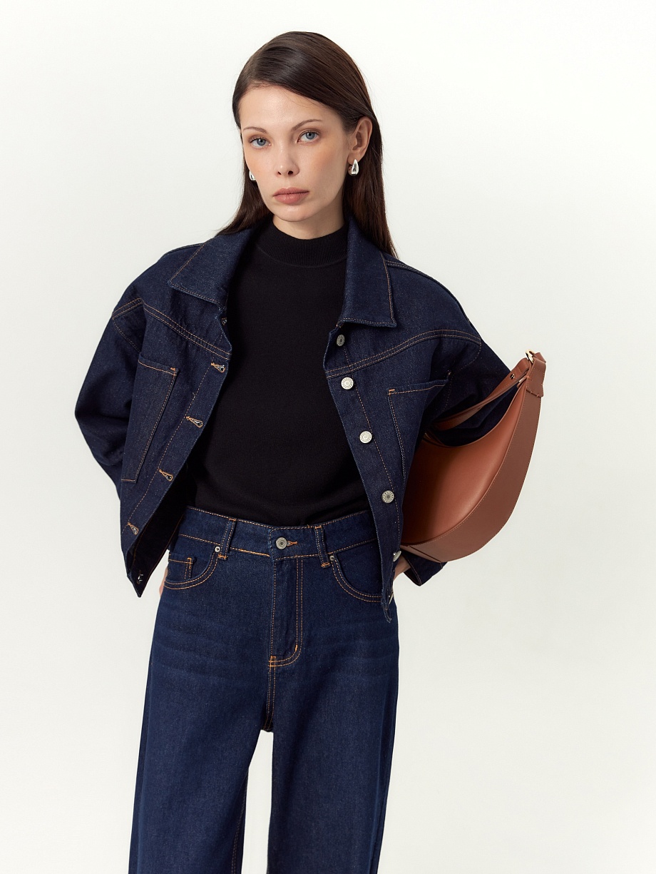 Джинсовая куртка из 100% хлопка