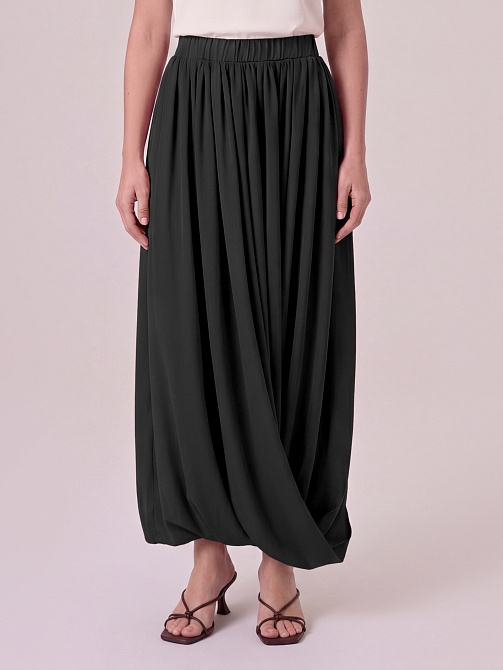 Асимметричная юбка-баллон