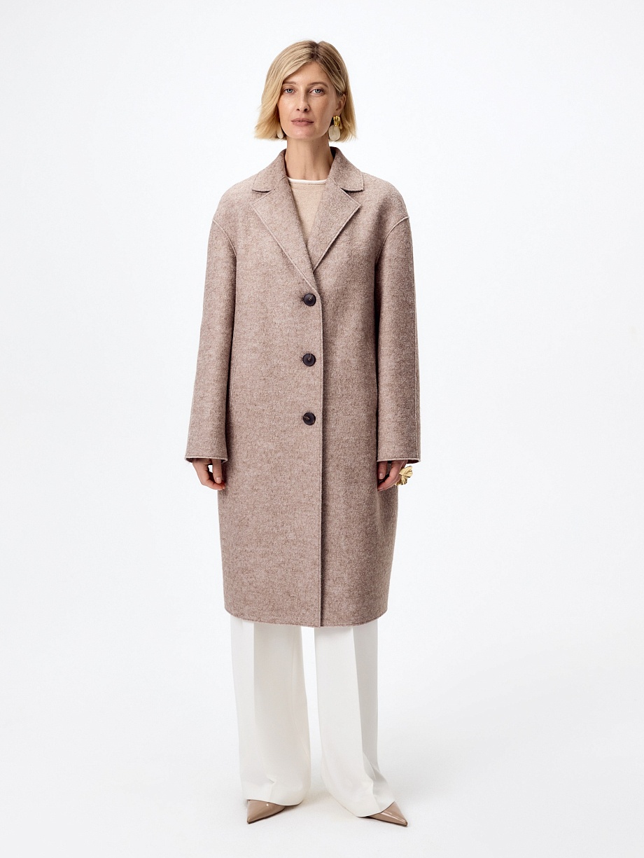 Пальто из шерсти с мембраной