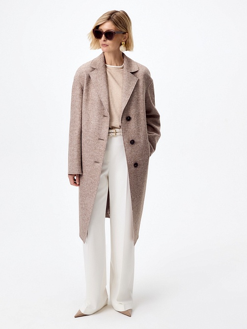 Пальто из шерсти с мембраной