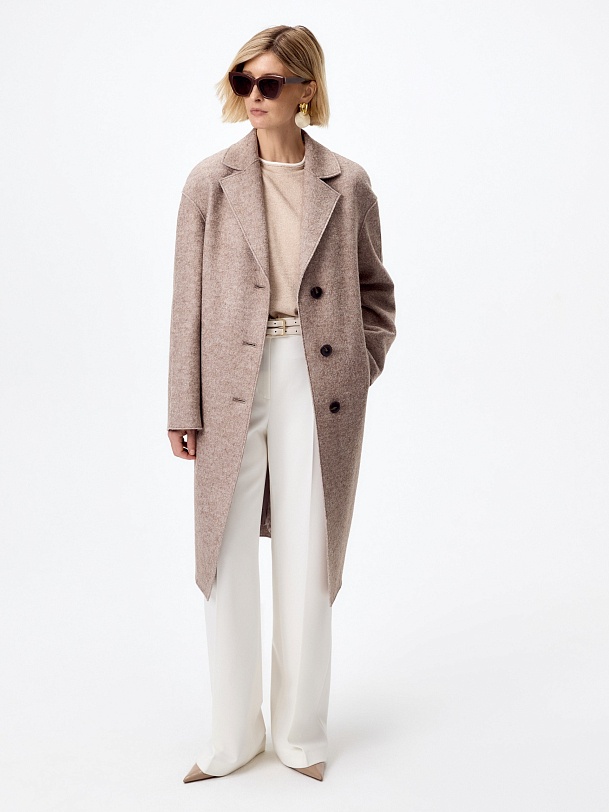 Пальто из шерсти с мембраной