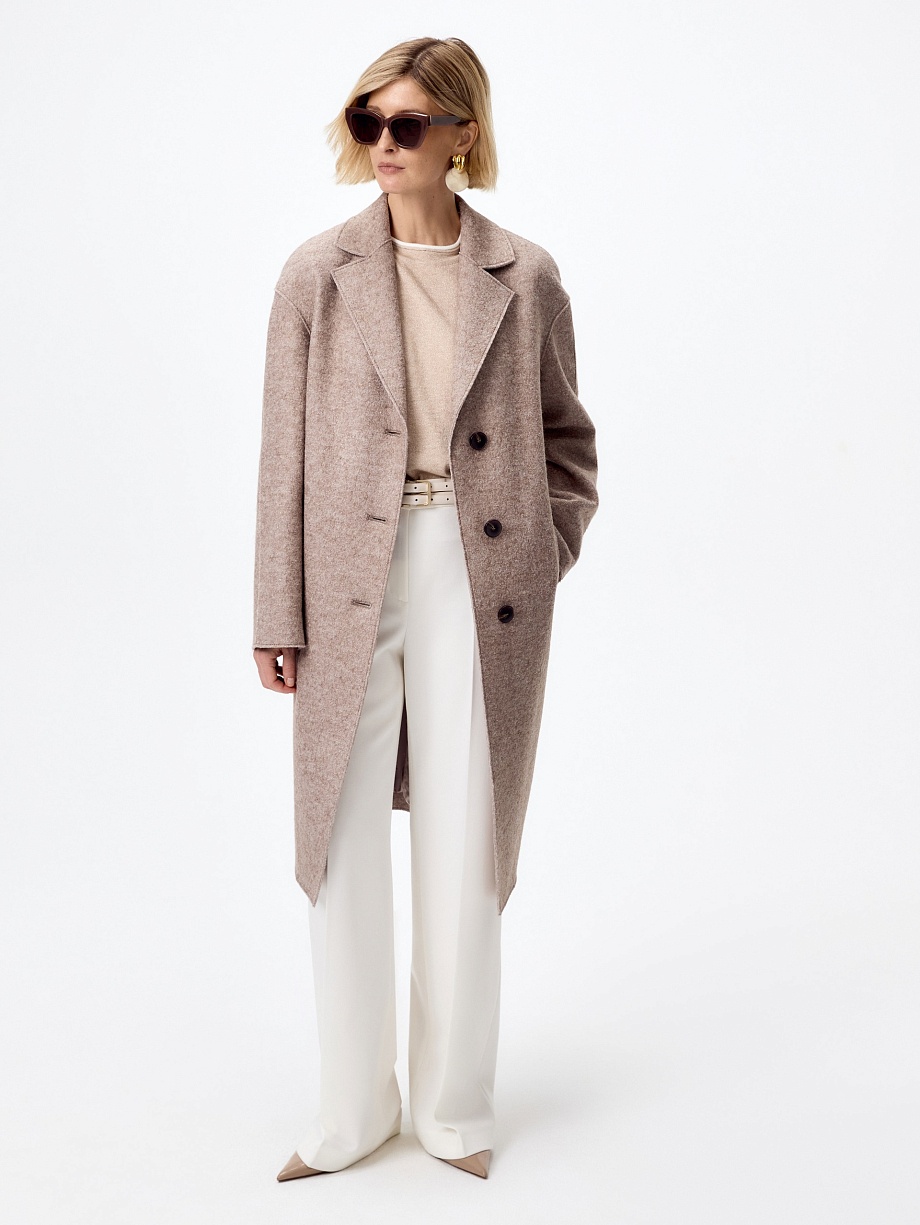 Пальто из шерсти с мембраной