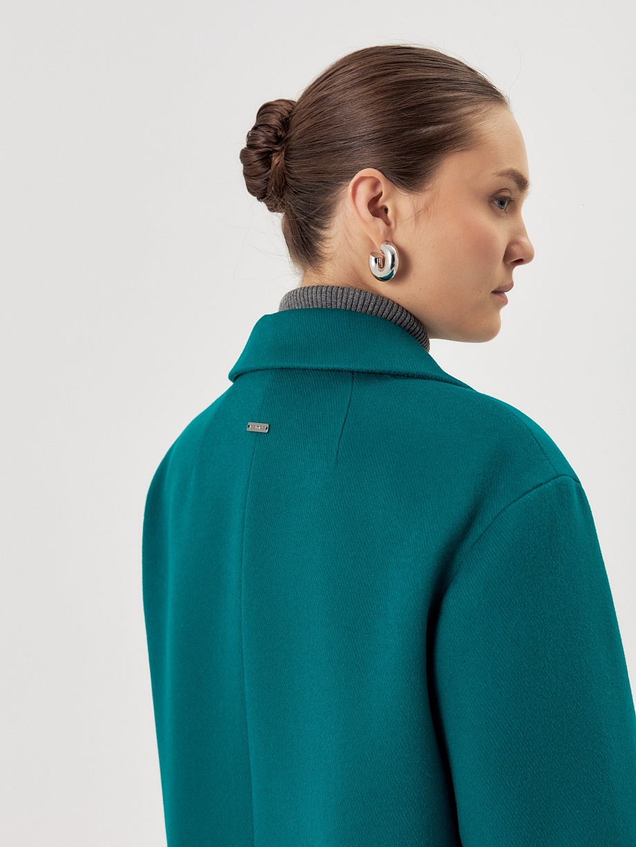 Шерстяное пальто с мембраной