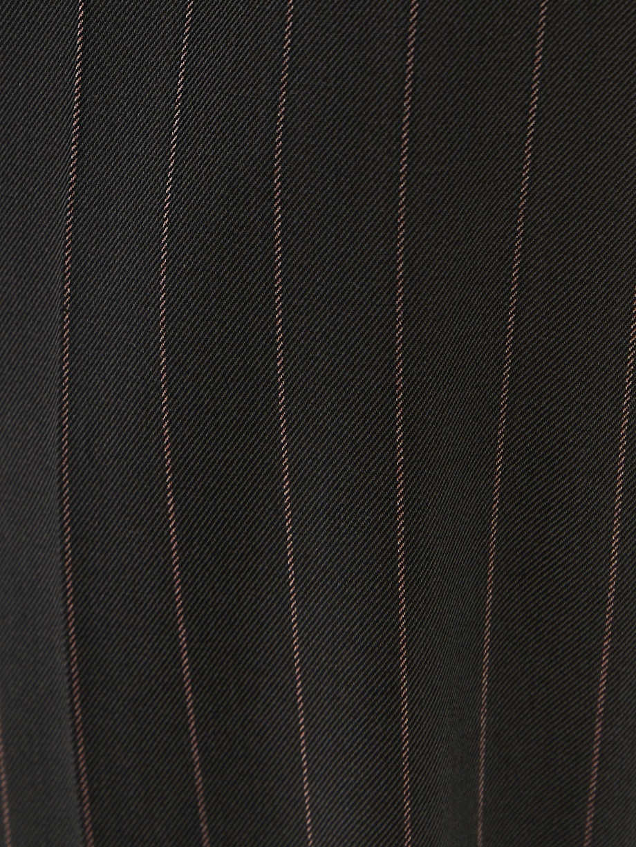 Брюки полуприлегающего силуэта в тонкую полоску