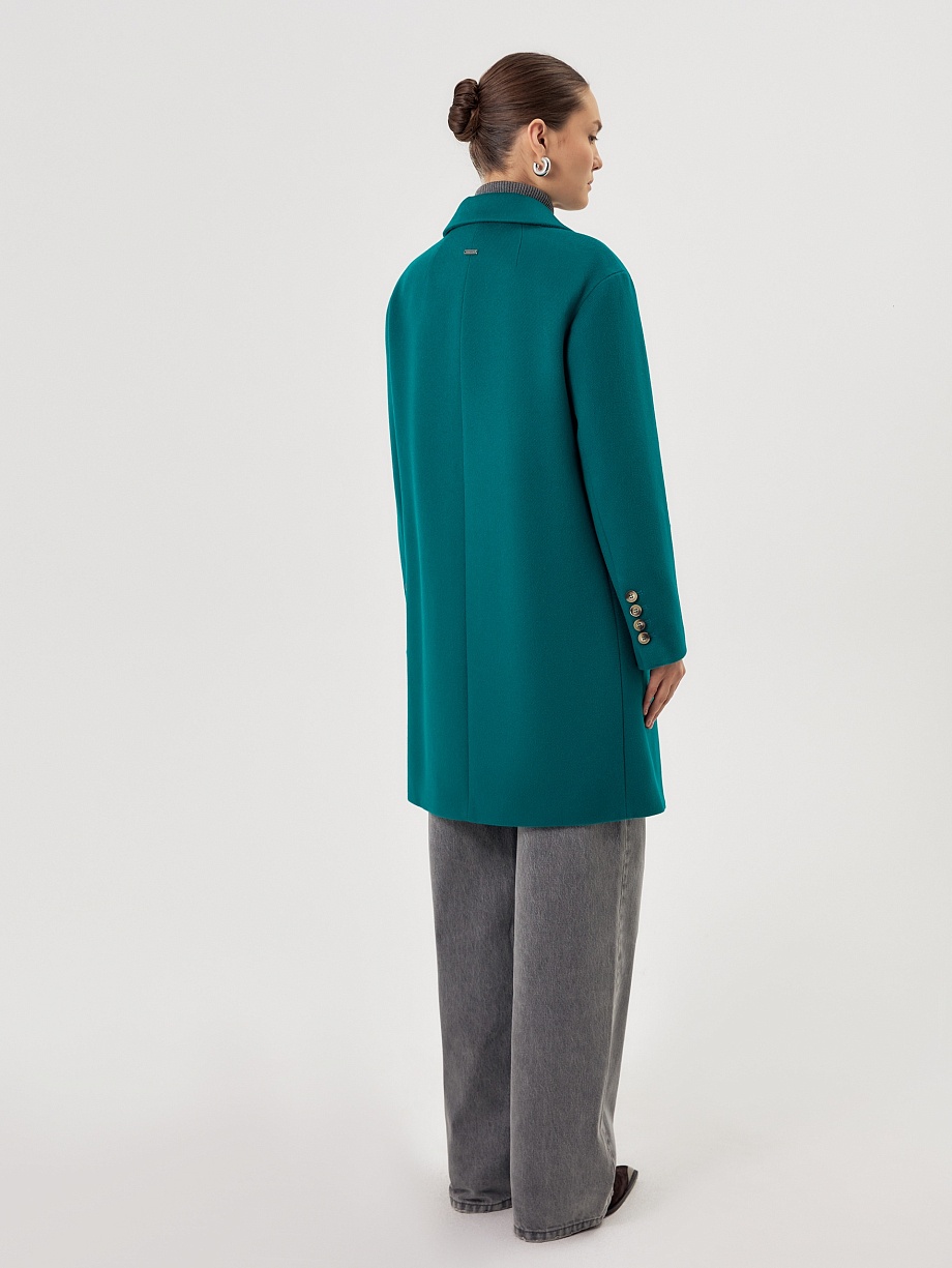 Шерстяное пальто с мембраной