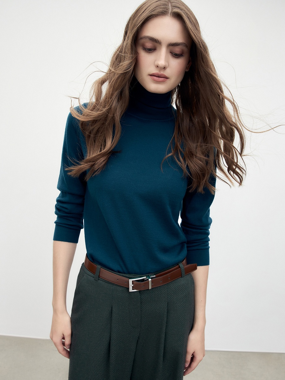 Водолазка из 100%  шерсти мериноса