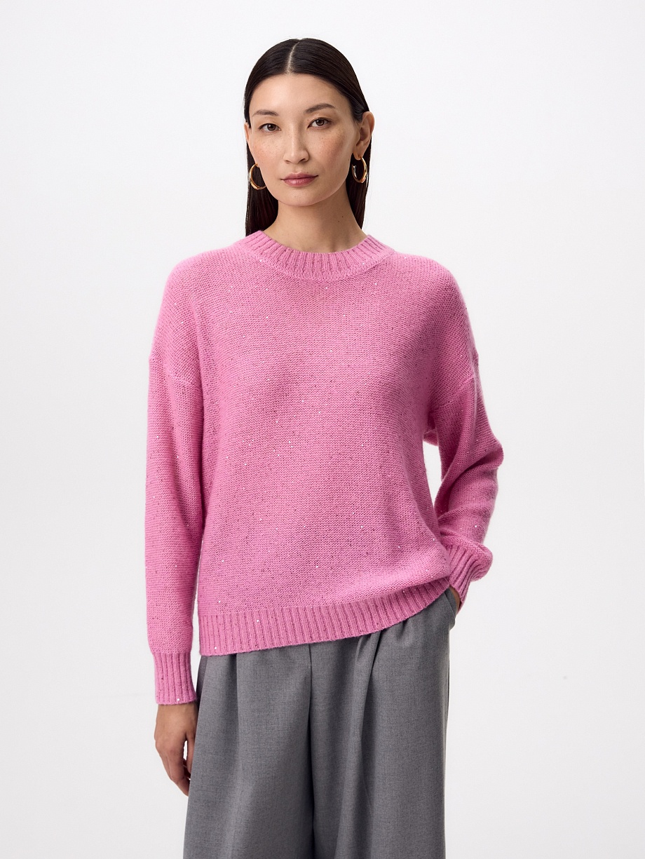 Джемпер с пайетками