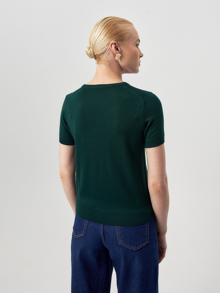 Джемпер из 100% шерсти мериноса