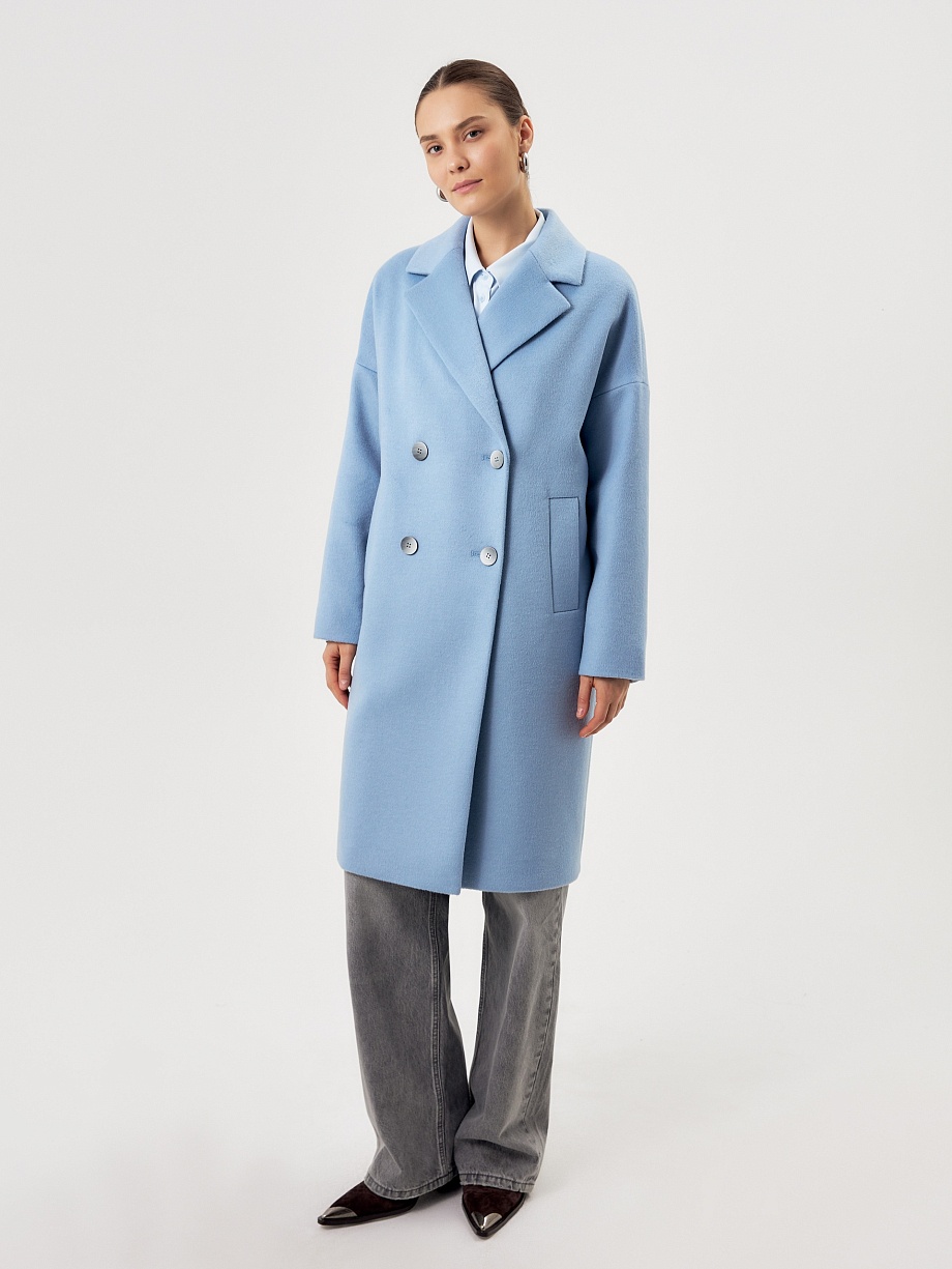 Шерстяное пальто с мембраной