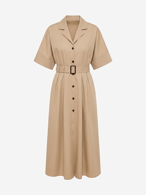 Платье сафари из 100% хлопка