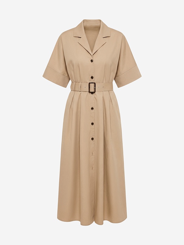 Платье сафари из 100% хлопка