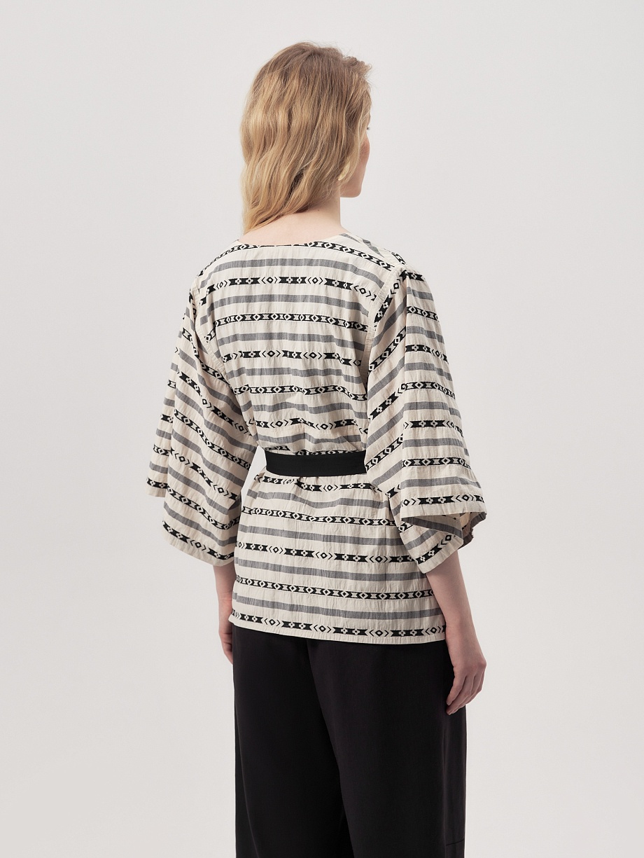 Жакет-кимоно из 100% хлопка