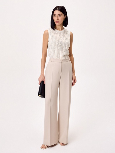 Брюки из костюмной ткани POMPA