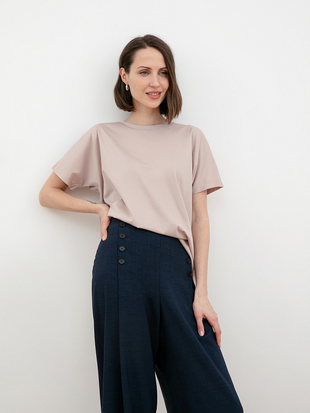 Футболка женская базовая из 100% мерсеризированного хлопка