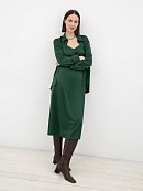 Рубашка женская зеленая с длинным рукавом POMPA арт.3147780sg0340