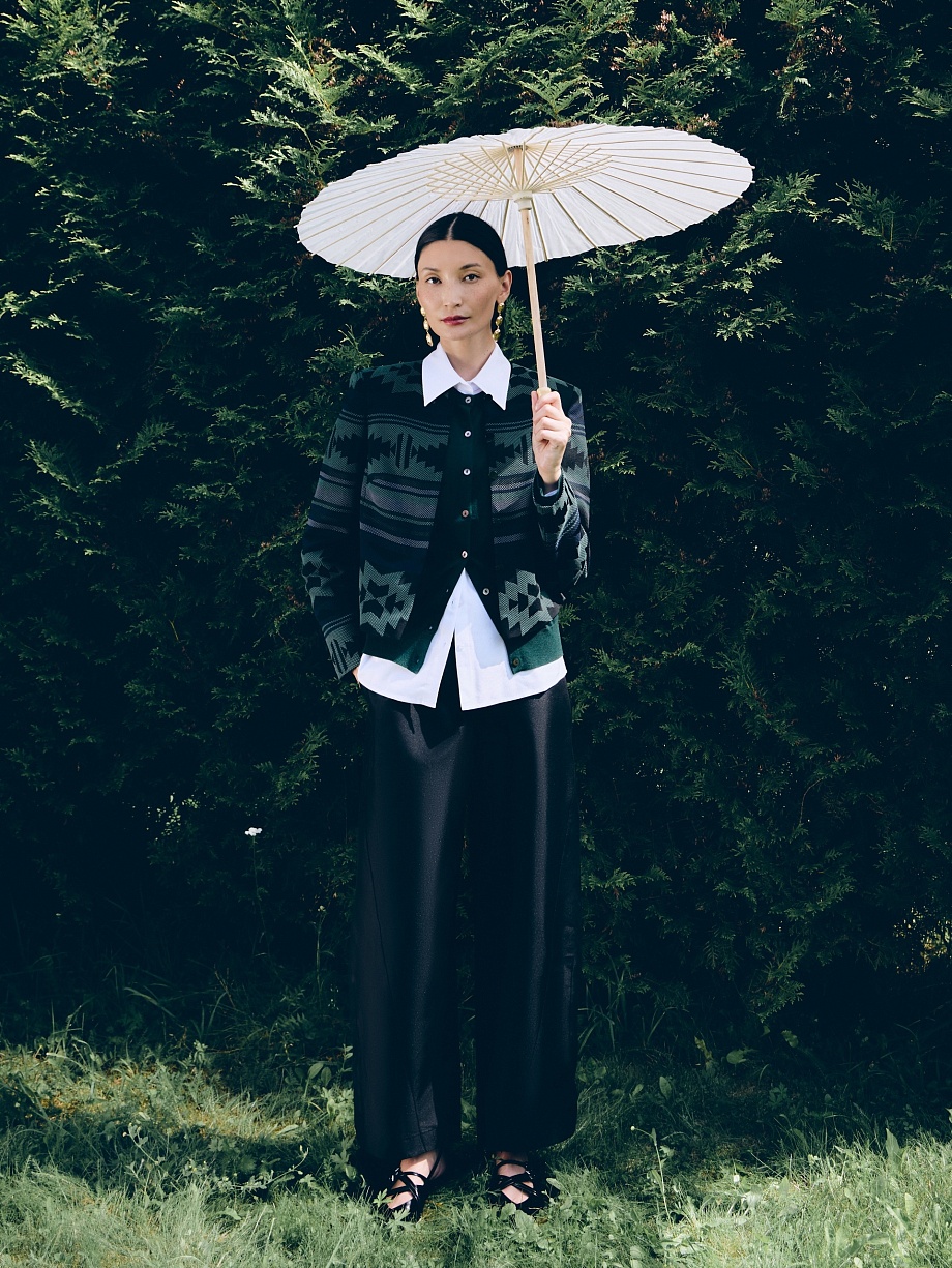 Брюки широкие