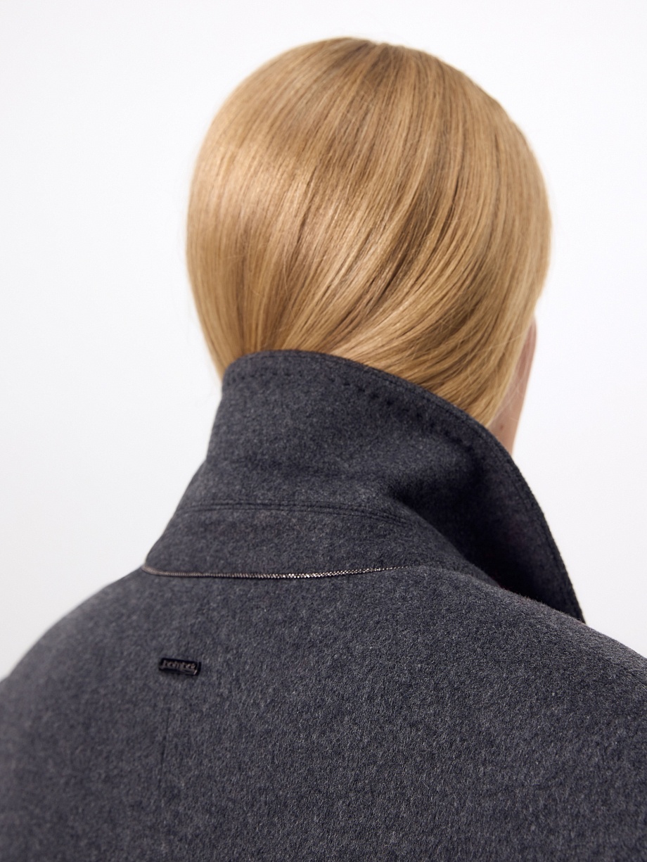 Пальто из премиальной шерсти с мембраной и съёмной подстёжкой