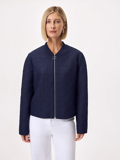 Стеганый жакет на молнии POMPA