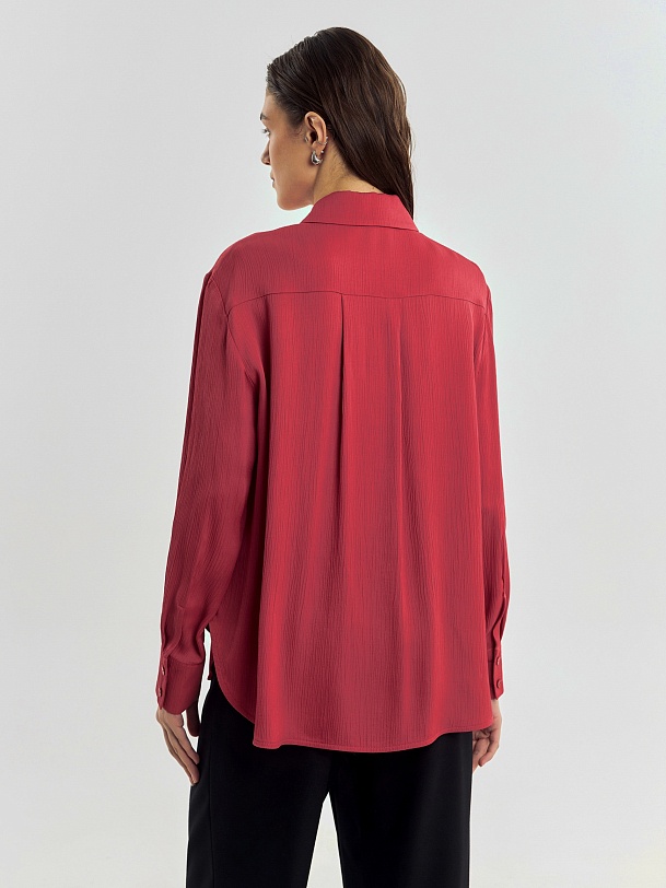 Свободная блуза из вискозы