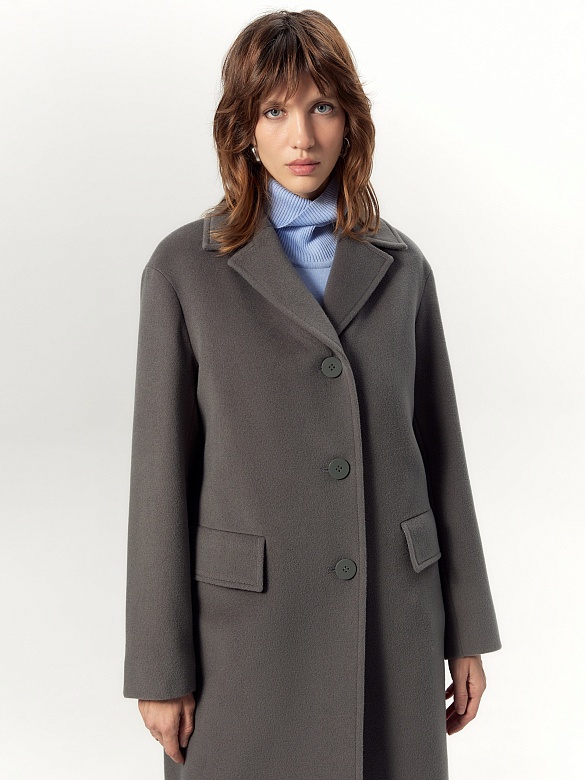 Пальто из шерсти с мембраной POMPA арт.3015460p10092