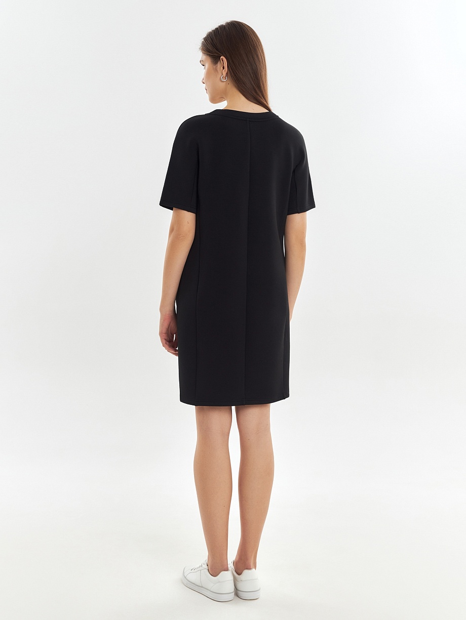 Платье из вискозного трикотажа