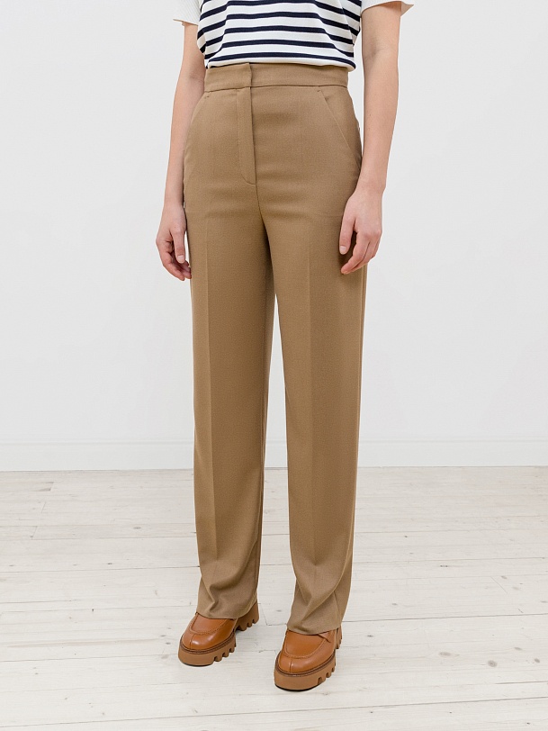 Брюки прямые классические со стрелками