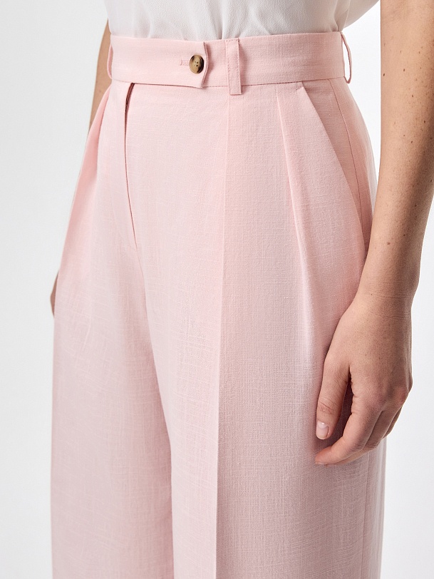 Брюки со стрелками из 100% хлопка