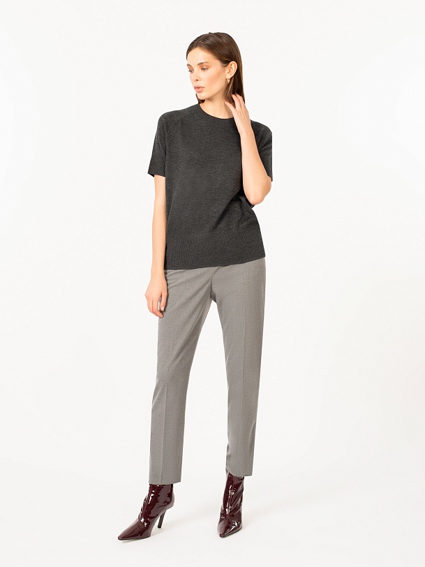 Джемпер женский с коротким рукавом