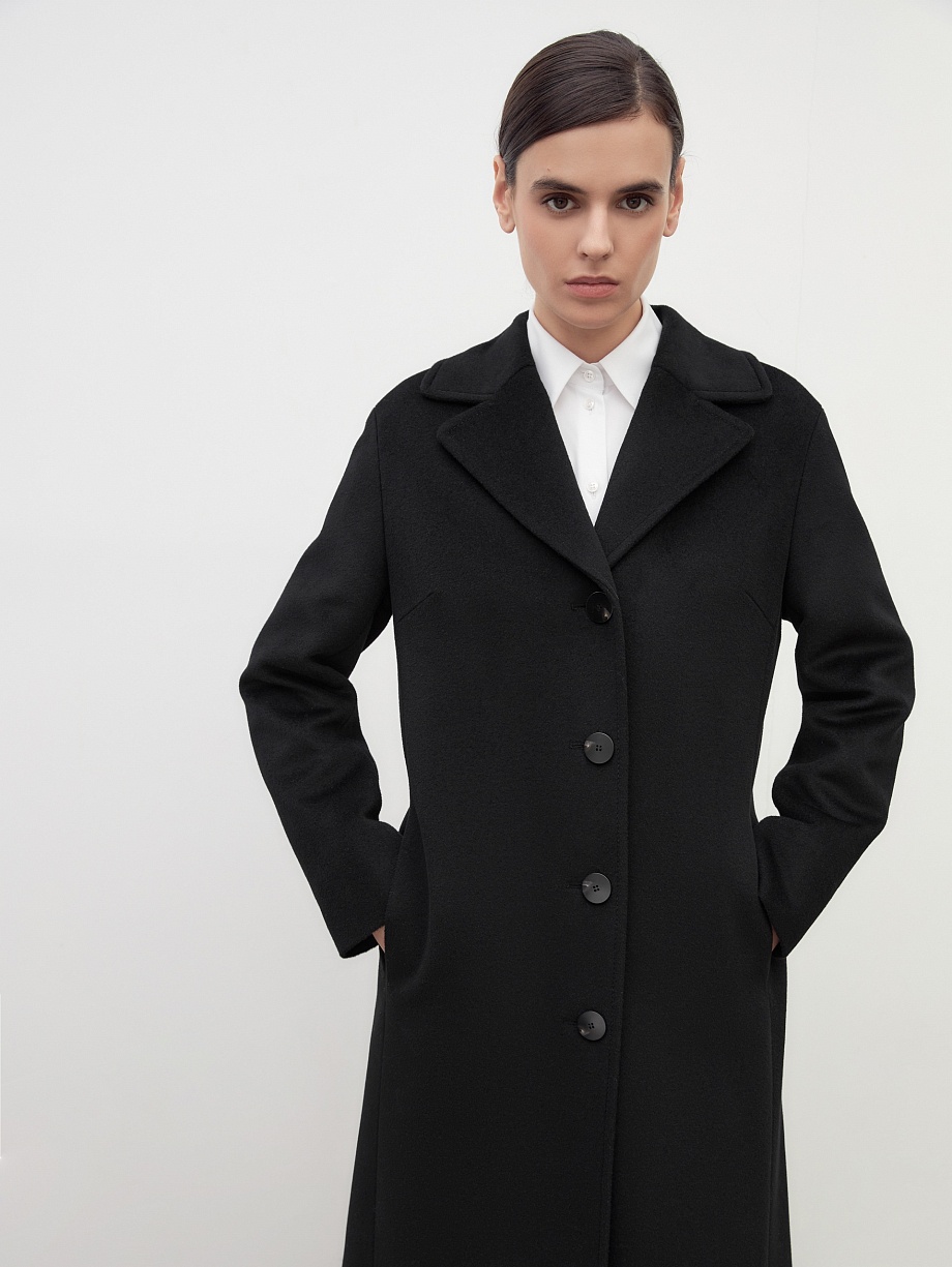 Пальто из 95% шерсти с мембраной
