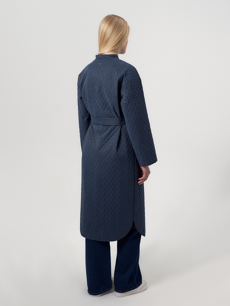 Пальто-тренч из плащевой ткани с мембраной