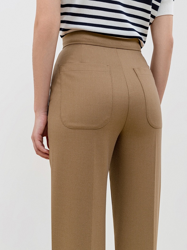 Брюки прямые классические со стрелками