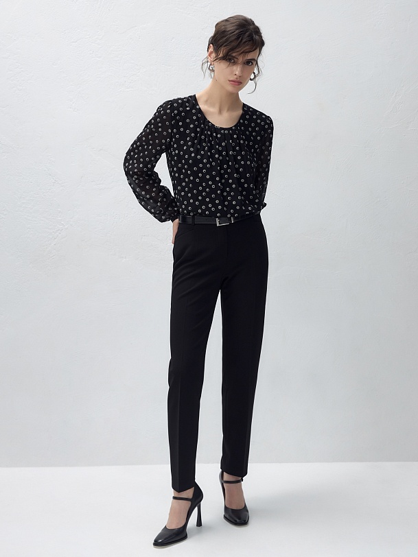 Свободная блуза из вискозы