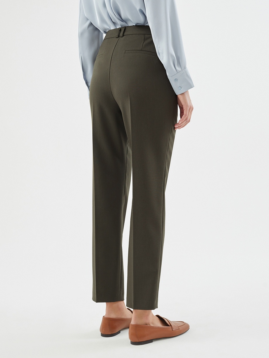 Базовые брюки из костюмной ткани с шерстью