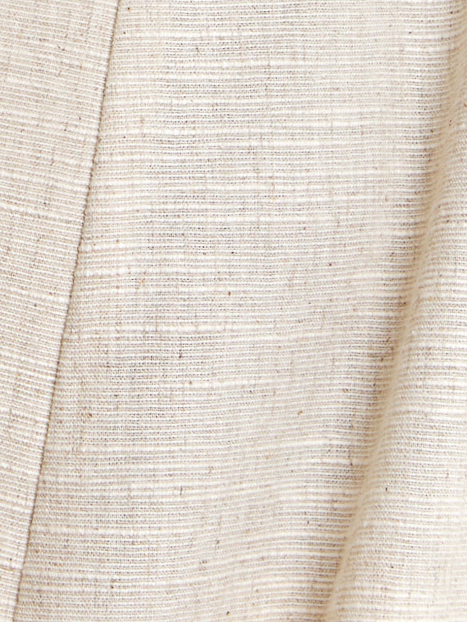 Летний жакет на запах из хлопка и льна