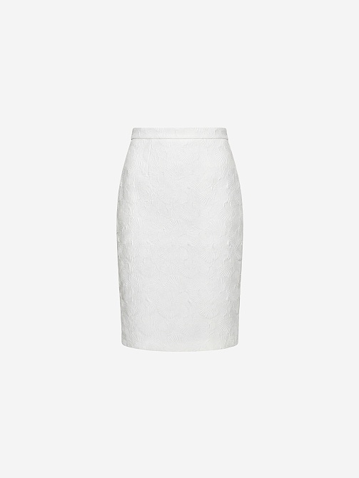 Юбка из фактурного жаккарда